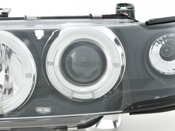 Scheinwerfer Opel Astra F 91-94 schwarz Scheinwerfer Opel Astra F 91-94 schwarz